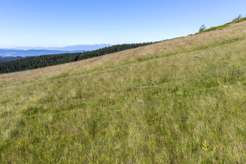 landscape from hiking trail to Belmeken Peak, Rila mountain