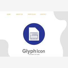 Sim card icon for your project