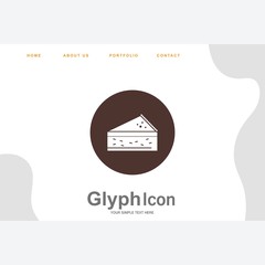 Slice of Pastry icon for your project