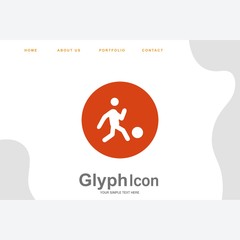 Foot Ball Player icon for your project
