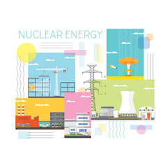 nuclear energy, nuclear power plant