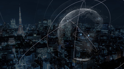 VR 5G AI 人工知能 フィンテック Fintech MaaS ICT ブロックチェーン 3D	