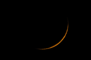 沈む細い月DSC2226