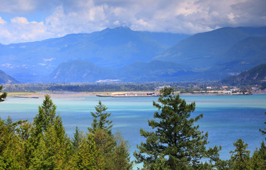 Scenic Squamish Valley in British Columbia