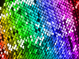 Colorful sequins sparkling background.