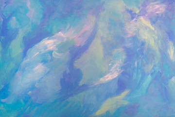 Abstract acrylic painting on canvas. Hand painted texture background.