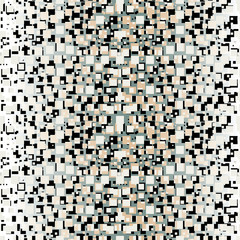 Fototapeta premium Abstract seamless pattern illustration of rectangular optical illusion tiles