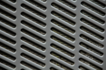 Grey Pool Heater grate background