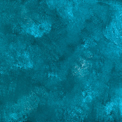 abstract grunge blue stucco wall