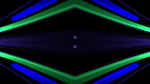 Light Beam Neon line Kaleidoscope Background