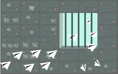 letters. jail. rights to correspondence. political prisoners. censorship. letters to freedom