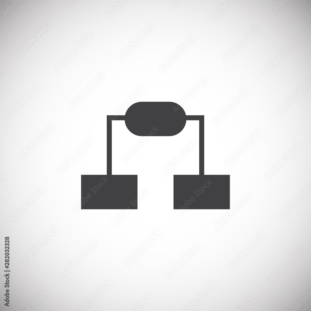 Poster infographics related icon on background for graphic and web design. simple illustration. internet co