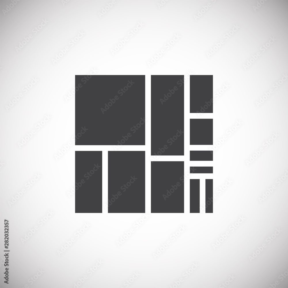 Poster infographics related icon on background for graphic and web design. simple illustration. internet co