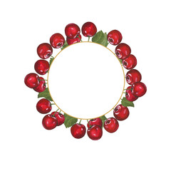 Watercolor botanical illustration. Round frame. Happy halloween greeting card. Wedding invitation. Wedding design.