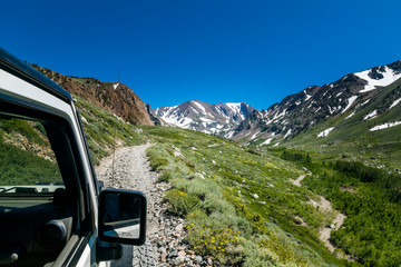 jeep on dirt road © Scott