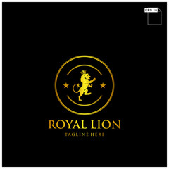royal brand logo design vector