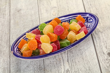 Sweet candied fruit