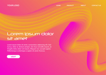 black 3d fluid background template Graphic design element