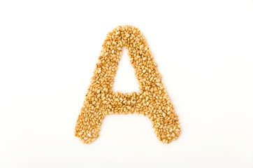 炒り胡麻のアルファベット A