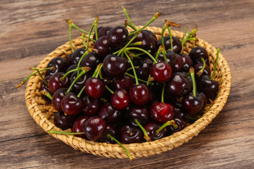 Ripe sweet tasty cherry  berry
