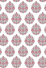 buta pattern textile design in india