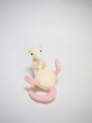 フェルト作品　ねずみ