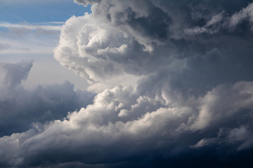 blue sky with clouds
