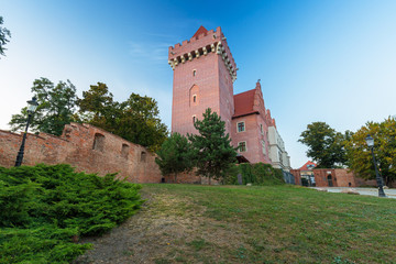 Fototapeta na wymiar The Royal Castle in old town of Poznan, Poland