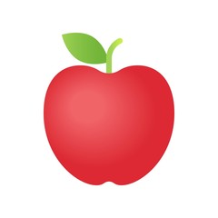 Apple vector, Back to school gradient design icon