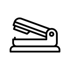 Stapler vector, Back to school line design icon
