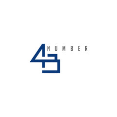Vector combination of numbers between 4 and 3.