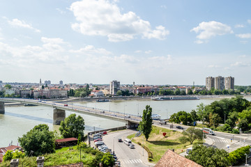 Panorama of Novi Sad from Petrovaradin fortress