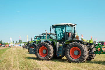 Line of new agricultural trucks