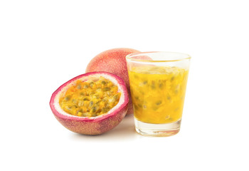 delicious passion fruit juice