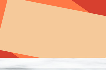 Empty wooden desk of free space and colour pastel for a catering or food background,Template mock up for display montages of product.