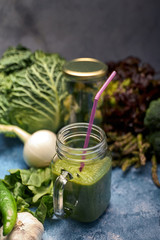 view of fresh green vegetables