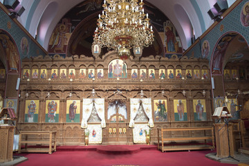 Obraz premium Saint George Church on Paralimni, Cyprus on June 12, 2018.