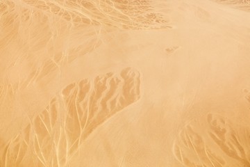 Desert texture shot from above