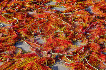 Cororful fishing nets