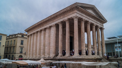 Square house in Nimes