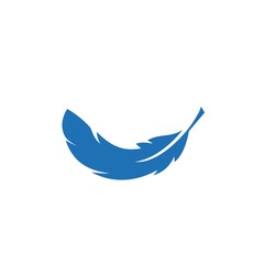 Feather ilustration  logo vector