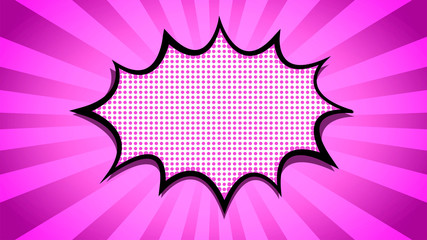 Fototapeta premium bright and rich background in pop art style