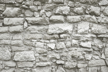 Grey stone mosaic wall background