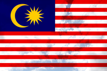 national flag of Malaysia, a symbol of tourism, immigration, politic