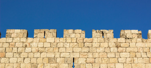 medieval castle stone wall protection construction building simple wallpaper pattern picture with...