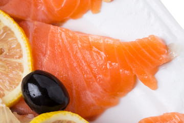 Delicious salmon fillet.