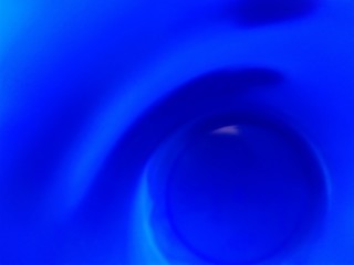 semicircle on blue background