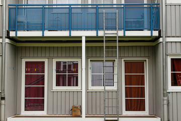 Student houses in the suburbs