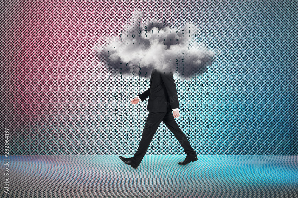 Poster cloud computing concept