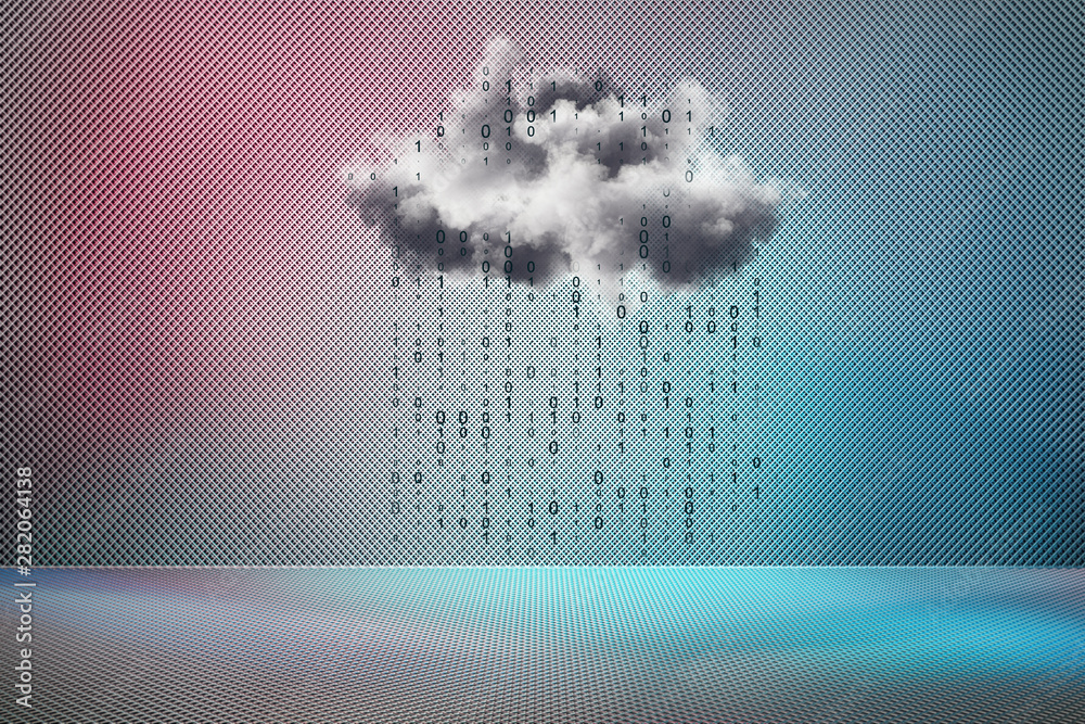 Poster cloud computing concept